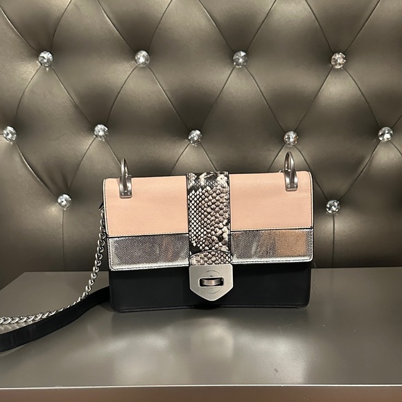 Aldo Handbags - Elegant Black and Beige Women's Bag